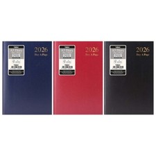 2026 A5 Day A Page Diary Full Day Saturday & Sunday Hardback Organiser Planner