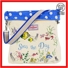 Cath Kidston Seas The Day Cross Body Messenger Bag Folded Reversible Canvas CO24