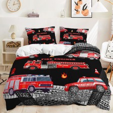 Fire Engines Car Doona Quilt
