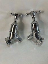 Pair Of Old Vintage Chrome