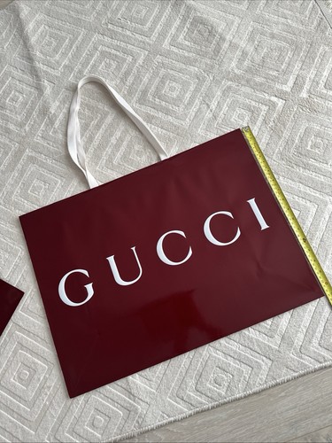 Gucci large red gift bag - large,