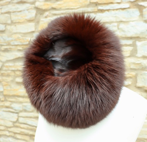Real brown fox - real, fur