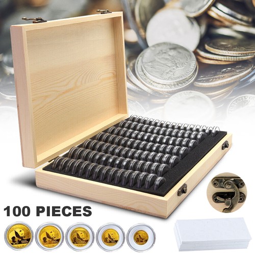 100pcs 30mm coin - 30mm, capsules