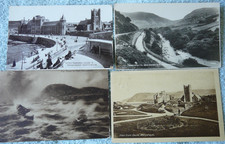 Lot of 13 postcards of  Wales.  5 Aberdovey & 8 Aberystwyth. Some Early  (#319)