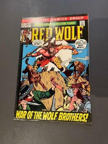 Red wolf back - wolf,