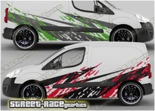 Peugeot Partner RALLY 015 sport van mud splatter grunge decals graphics vinyl
