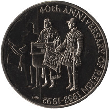 1992 Falkland Islands 50p –