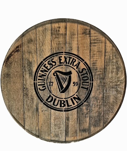 Reclaimed printed oak whiskey - oak,