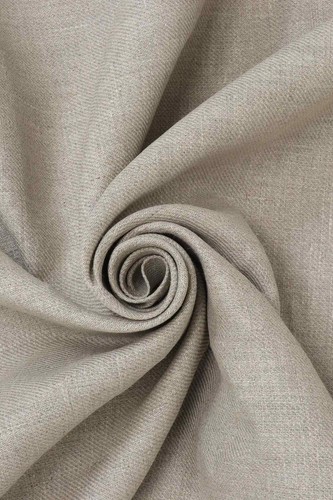 100 natural linen fabric - natural,