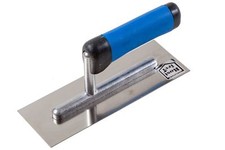 Stainless Steel 8" Small Plastering Midget Mini Trowel 20x7cm Rubber Handle