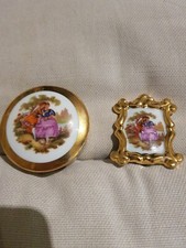 Mint Cond White & Gold Gilt