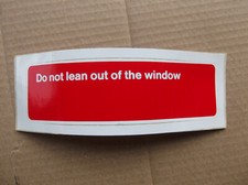 British Rail Carriage Warning