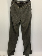 Paul Costelloe Dressage Grey Brown Tweed Tall Trousers Size UK12