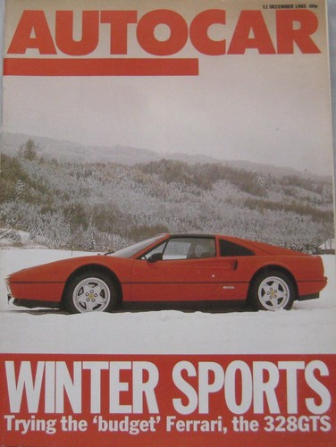 Autocar magazine 1985 - magazine, 11/12/1985