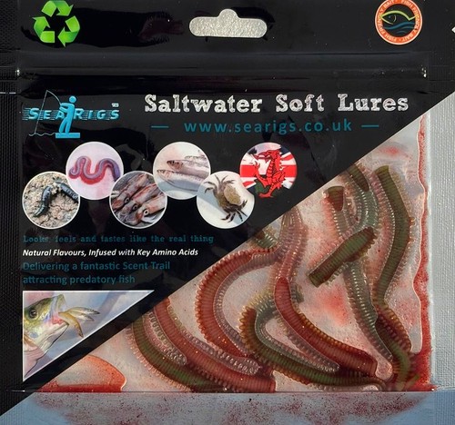 Ragworm lures flavoured - ragworm,