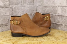 BROWN LEATHER ANKLE CHELSEA