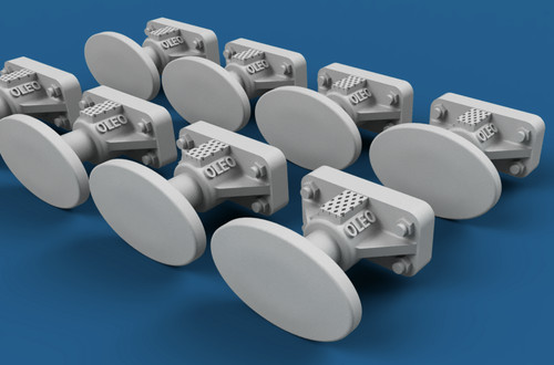 Oleo oval coach buffers x8 - br,