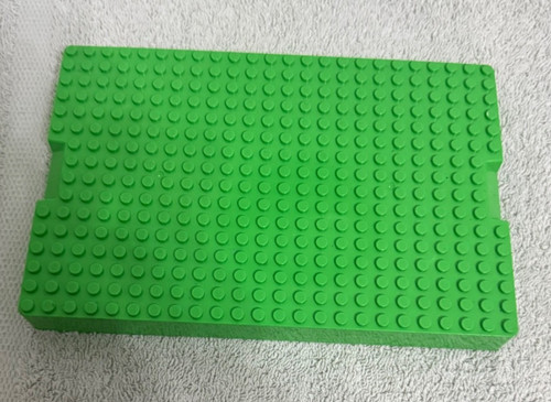 Lego green thick base plate - -,