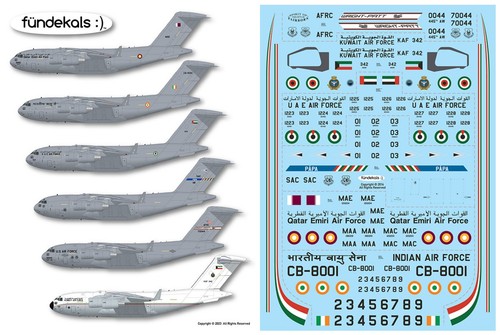 Fundekals 144 17 - 1/144, c-17