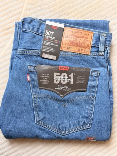 Levis 501 mens jeans - mens, w36