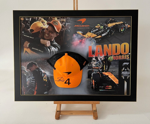 Lando norris rare hand signed - rare,