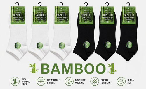 Bamboo breathable pairs - breathable, 3,6