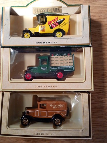 Lledo delivery vans - delivery,
