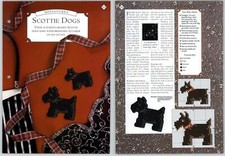 Scottie Dogs #49-50 Miniatures - Needlecraft Magic Pattern