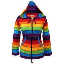 Women Rainbow Stripe Colourful