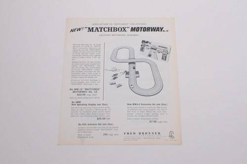 Very rare matchbox - very, motorway