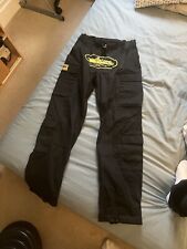 Corteiz Cargo Pants Black/Yellow Size Large