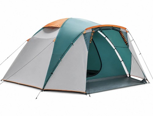 Teal grey person dome tent - &,