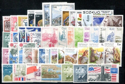 Monaco 1986 1731 1739 - 1986, 1731-1739