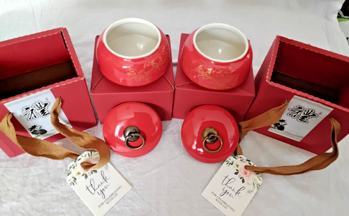 2pcs decorative candy canister - 2pcs,
