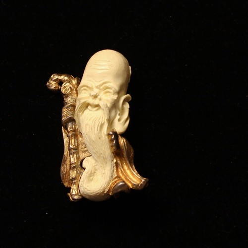 Vintage carved shou xing - vintage,