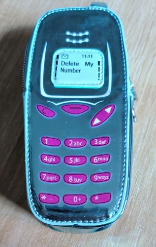 Novelty mobile phone blue - phone, hand