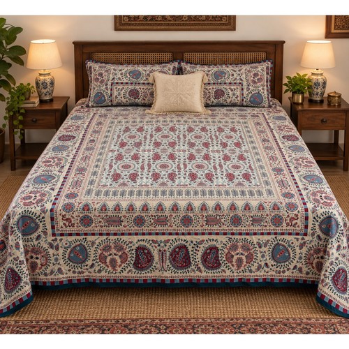Vintage indian kalamkari - vintage,