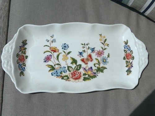 Vintage aynsley sandwich plate - vintage,
