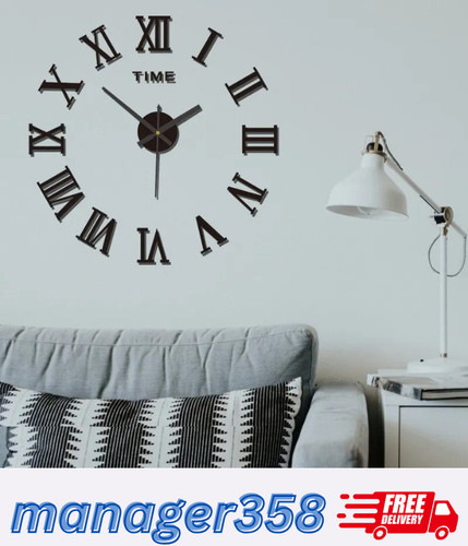 Wall sticker clock home - home, decor
