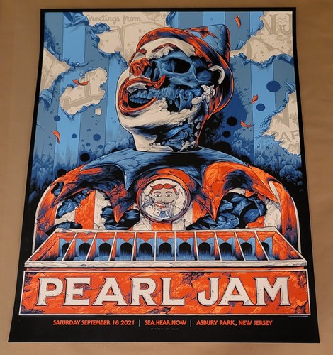 Pearl jam poster asbury - jam, park