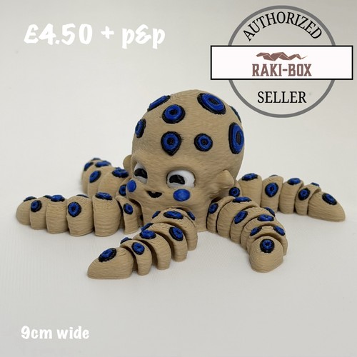 Mini blue ringed octopus - blue-ringed,