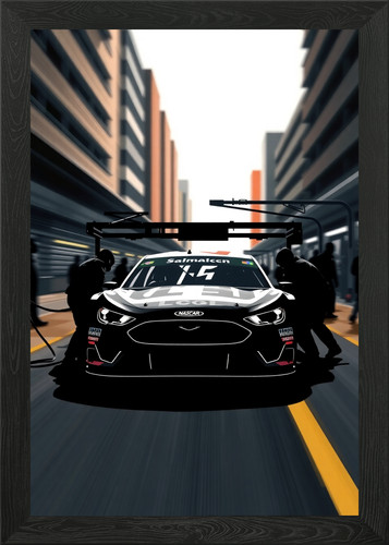 Nascar stock car pit - car,