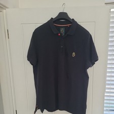 Mens Luke Sport 1977 Black Williams Polo Shirt - Size Extra Large XL (3) P2P 25"