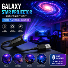 Galaxy Star Projector Night