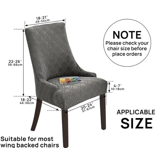 Jacquard wingback chair covers - jacquard,