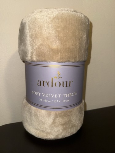 Ardour soft velvet throw - ardour,