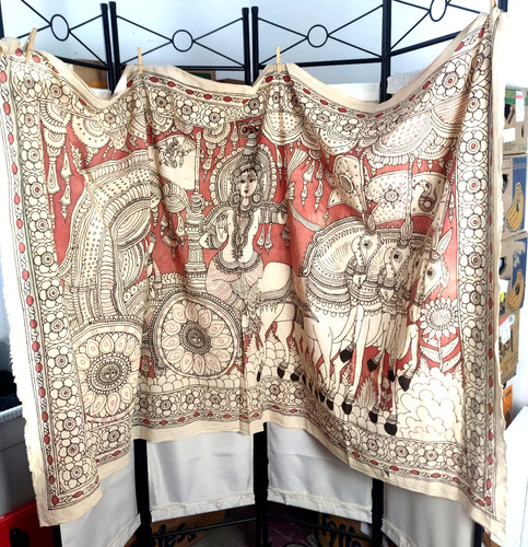 Handpainted wall hanging batik - wall,