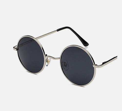 Round lens circle sunglasses - round,