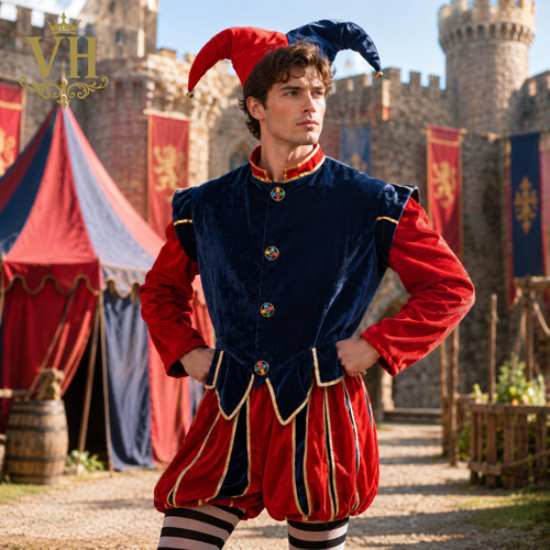 Medieval jester costume - jester,