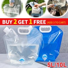 5L/10L Foldable Camping Storage Water Bottle Collapsible Bag Carrier Container